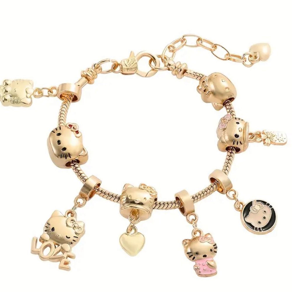Hello kitty inspo charm bracelet